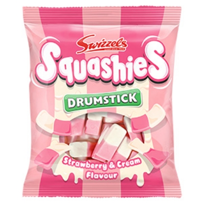 Picture of Bags Swizzels Squashies StrawIceCream120g x32